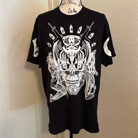 givenchy skull guns shirt|Givenchy Skull & Fire Graphic Short.